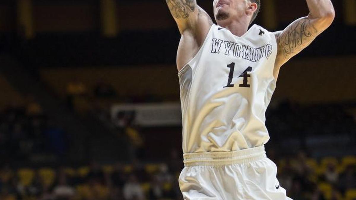 Wyoming’s Josh Adams averages 24.6 points per game to lead the Mountain West and rank fifth in the NCAA in the category. His 2.9 threes per game also lead the league and are 45th nationally. He also paces the Cowboys at 5.7 rebounds and 3.7 assists per game.