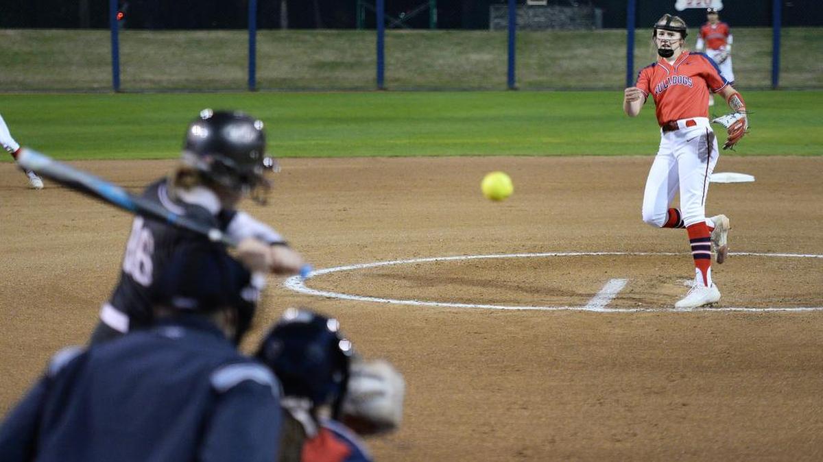 Fresno State pitcher Danielle Lung, in action last year, pitched 19 innings on opening weekend 2020 with 23 strikeouts, three walks, 10 hits and two runs allowed.