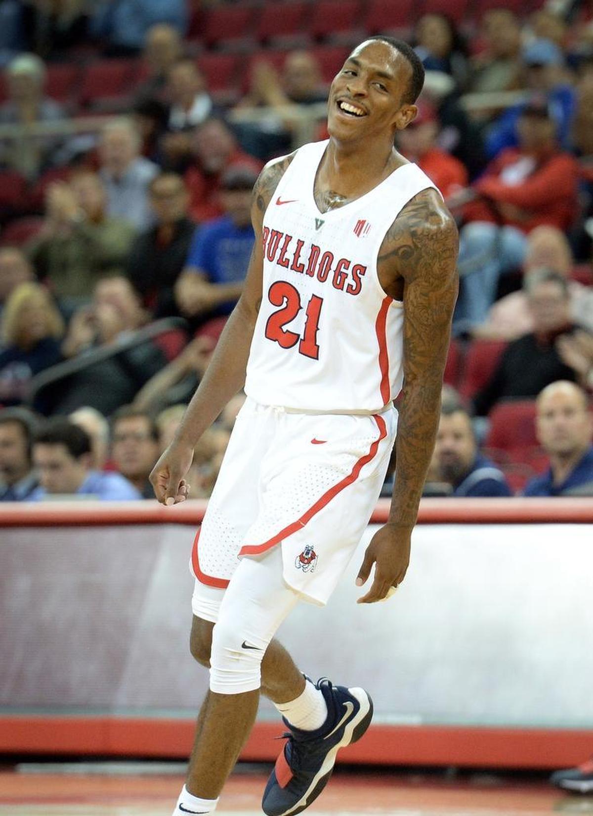 Fresno State guard Deshon Taylor is ranked third in the Mountain West in scoring during conference play, averaging 19.9 points per game. Taylor has scored 54 of his 139 points at the foul line, getting to the line an average of 9.1 times in seven conference games.