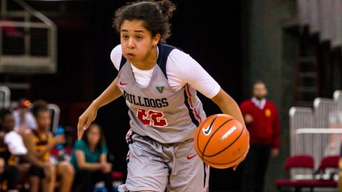Freshman Aly Gamez was Fresno State’s leading scorer Wednesday with 18 points, 11 in the first quarter. She also had seven rebounds.