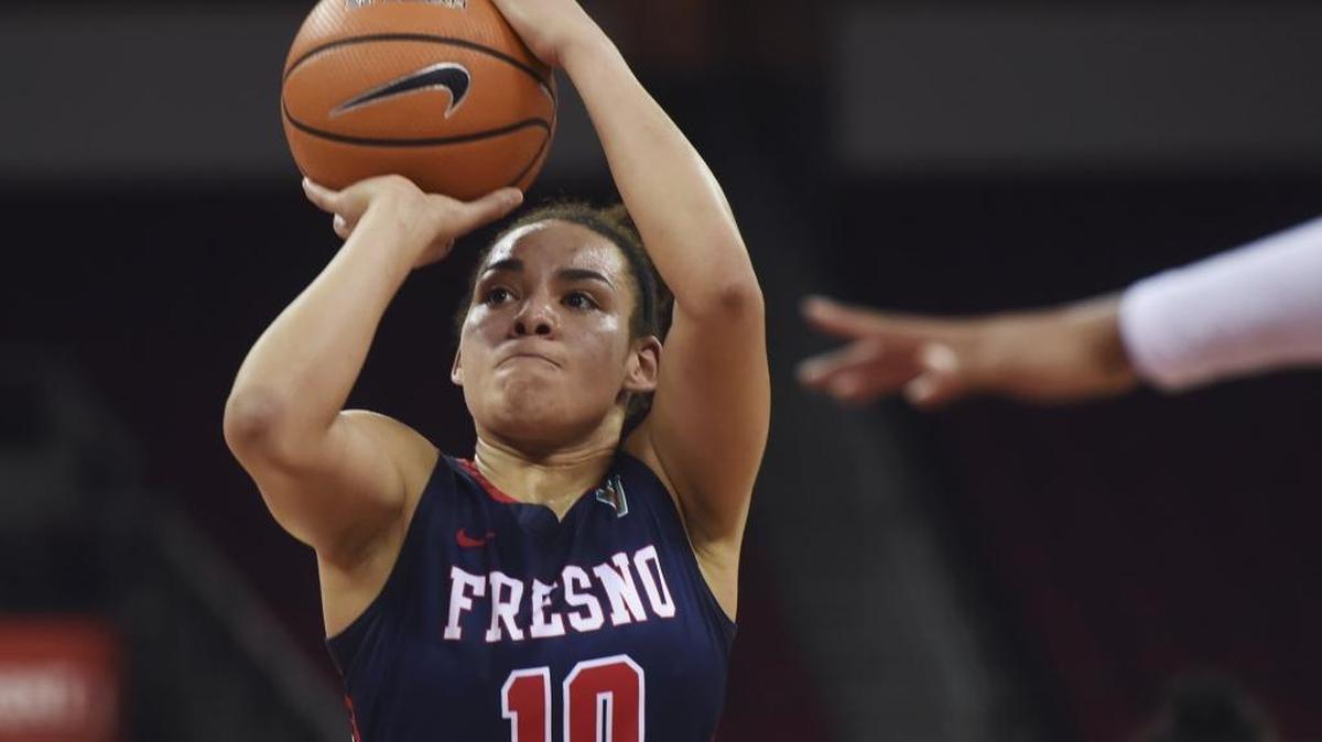 Fresno State’s Candice White, in action earlier this year, scored 32 points in Friday's regular-season finale.