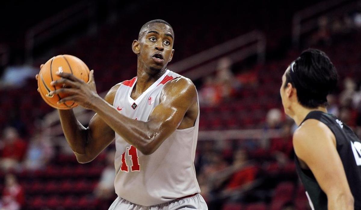 Fresno State forward Bryson Williams, in action earlier this season, hit 9 of 13 shots in scoring 20 points in just 25 minutes in the Bulldogs’ 77-64 victory over UNLV at the Thomas & Mack Center in Las Vegas on Wednesday, Feb. 21, 2018. The victory was the fifth in a row for the Bulldogs, all coming by 10 or more points.