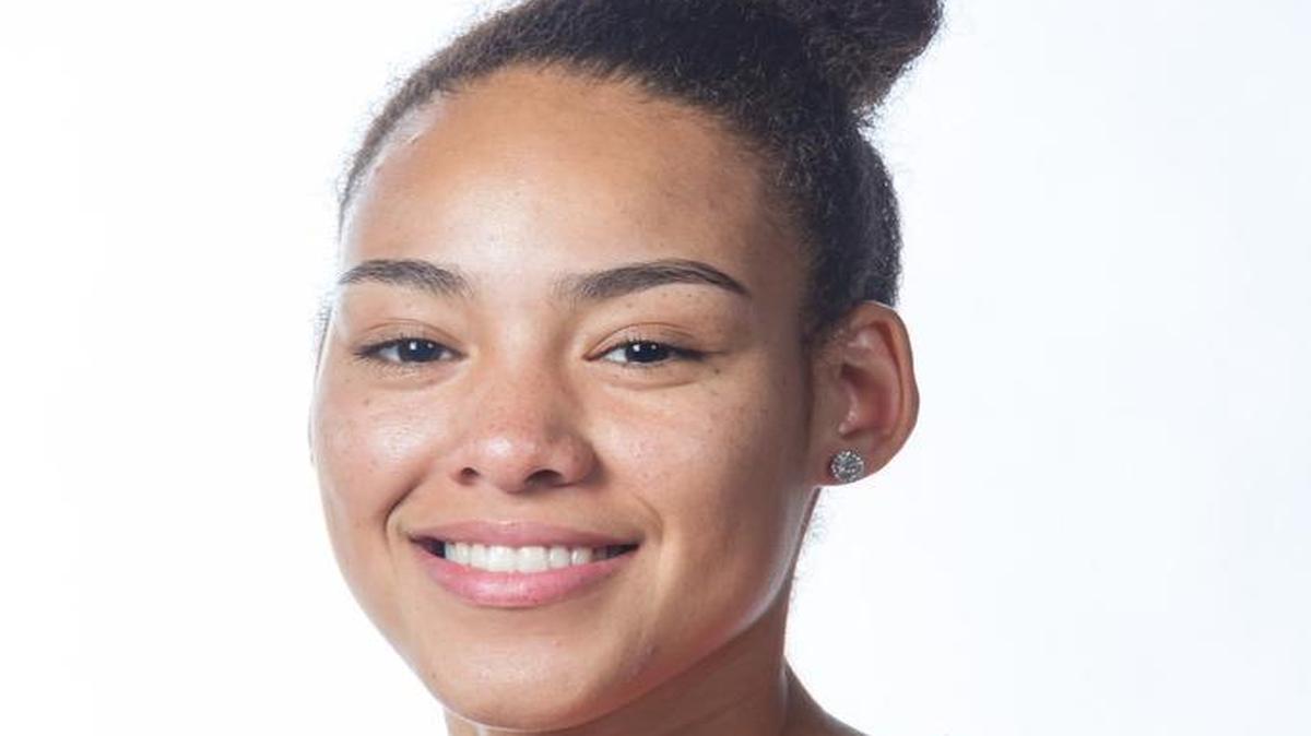 Fresno State sophomore Candice White scored 19 points in the Bulldogs’ 58-48 victory over Wyoming in the quarterfinal round of the Mountain West Tournament on Tuesday, March 7, 2017, at the Thomas & Mack Center in Las Vegas.