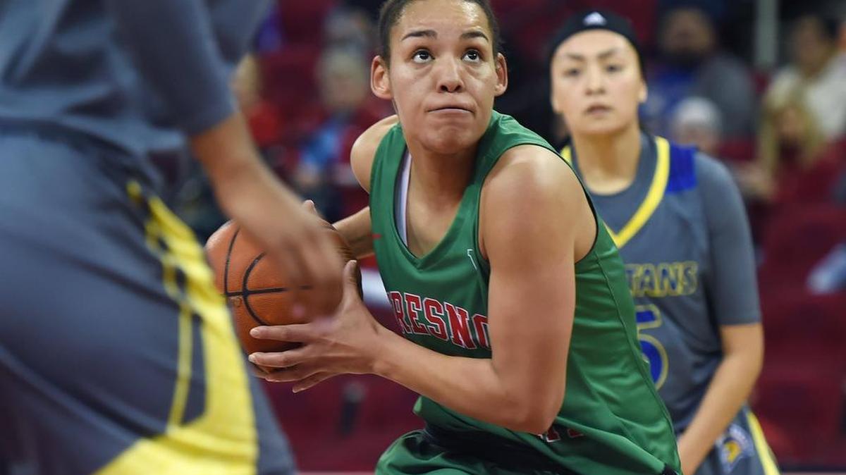 Fresno State’s Candice White drives to the basket against San Jose State in the Mountain West Conference opener Wednesday, Jan. 2, 2019 in Fresno.