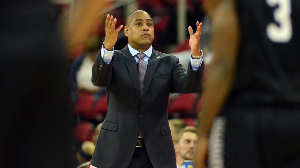 Fresno State coach Rodney Terry starts his seventh season with the Bulldogs on Friday, Nov. 10, 2017, with a game against UC Santa Cruz at the Save Mart Center. Terry is 105-97 in his careeer, ranking third on the school’s all-time victories list.