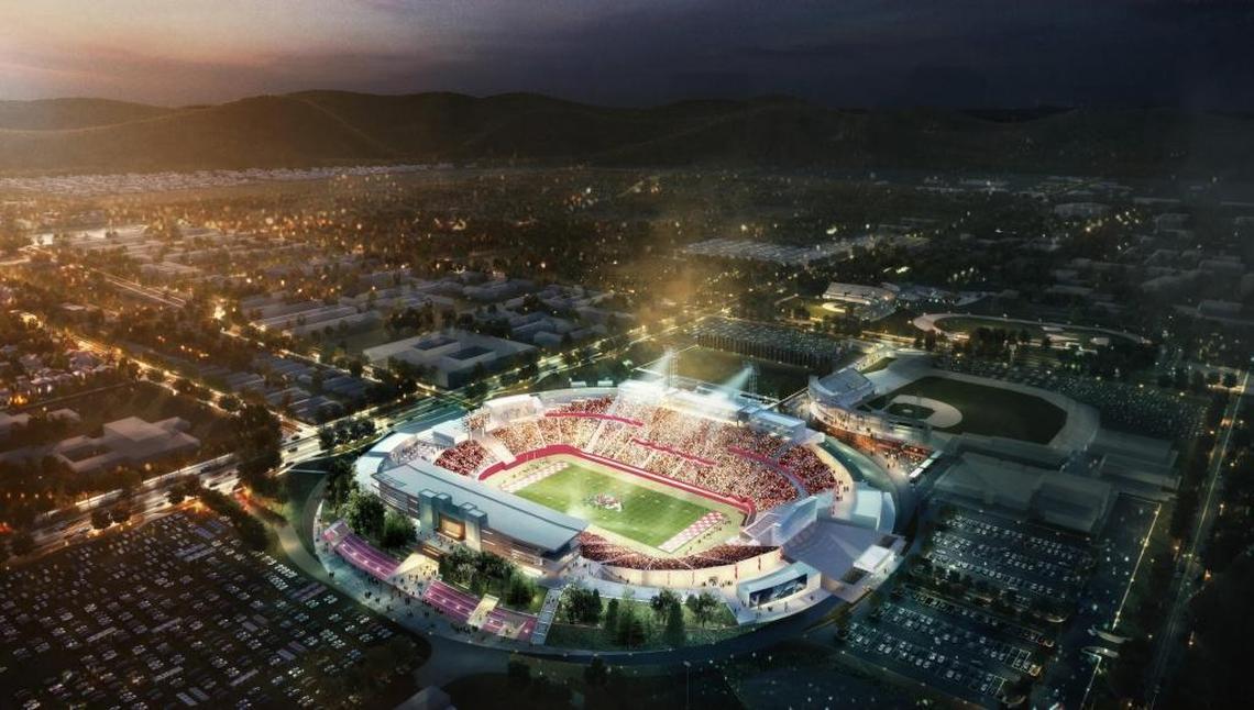 Fresno State has shelved a $60 million plan to renovate Bulldog Stadium. The project, to be completed in four phases, was to include a Bulldog District around the stadium with a pre-game festival zone and fan amenities; renovation of the seating bowl to create easier access to seats as well as concessions stands and restroom facilities; the addition of suites, a stadium club and new press box on the west side of the stadium; and a football operations building in the south end zone with a new locker room, office space and scoreboard.