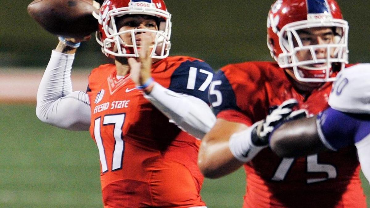 
Fresno State quarterback Zack Greenlee faces potential disciplinary action after he was arrested on suspicion of public intoxication at weekend party.
