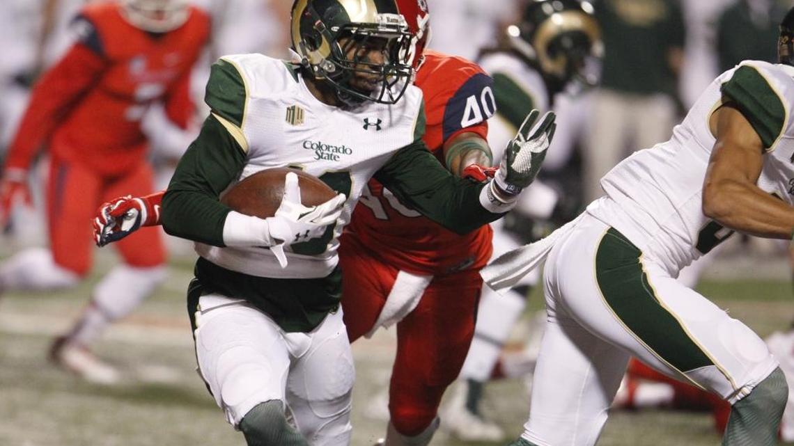 Colorado State’s Kevin Nutt Jr., a sophomore who prepped at Fresno’s Edison High, had a 96-yard touchdown to open the second half among his three kickoff returns for 120 yards in the Rams’ 34-31 win over Fresno State on Saturday at Bulldog Stadium. The 96-yard return tied for sixth longest in program history.