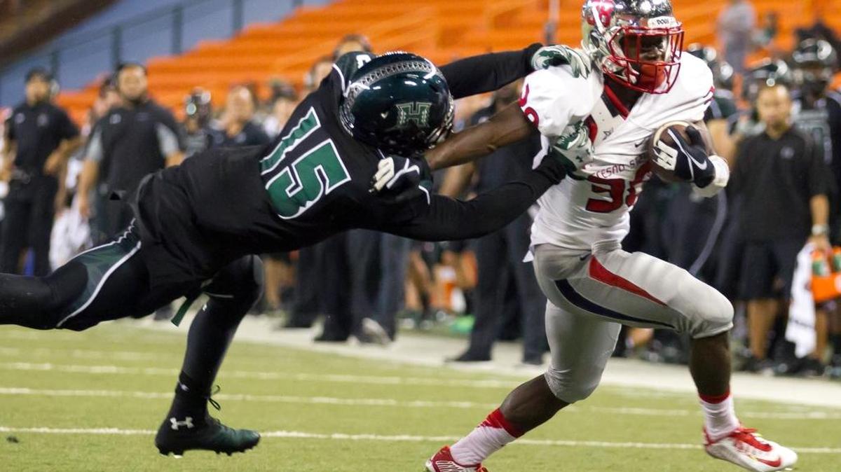He’s listed as a running back on the roster, but Dejonte O’Neal might play slot receiver for Fresno State, as well. One thing is evident, Bulldogs coach Tim DeRuyter said during spring football: “We’ll find ways to get him the ball.”