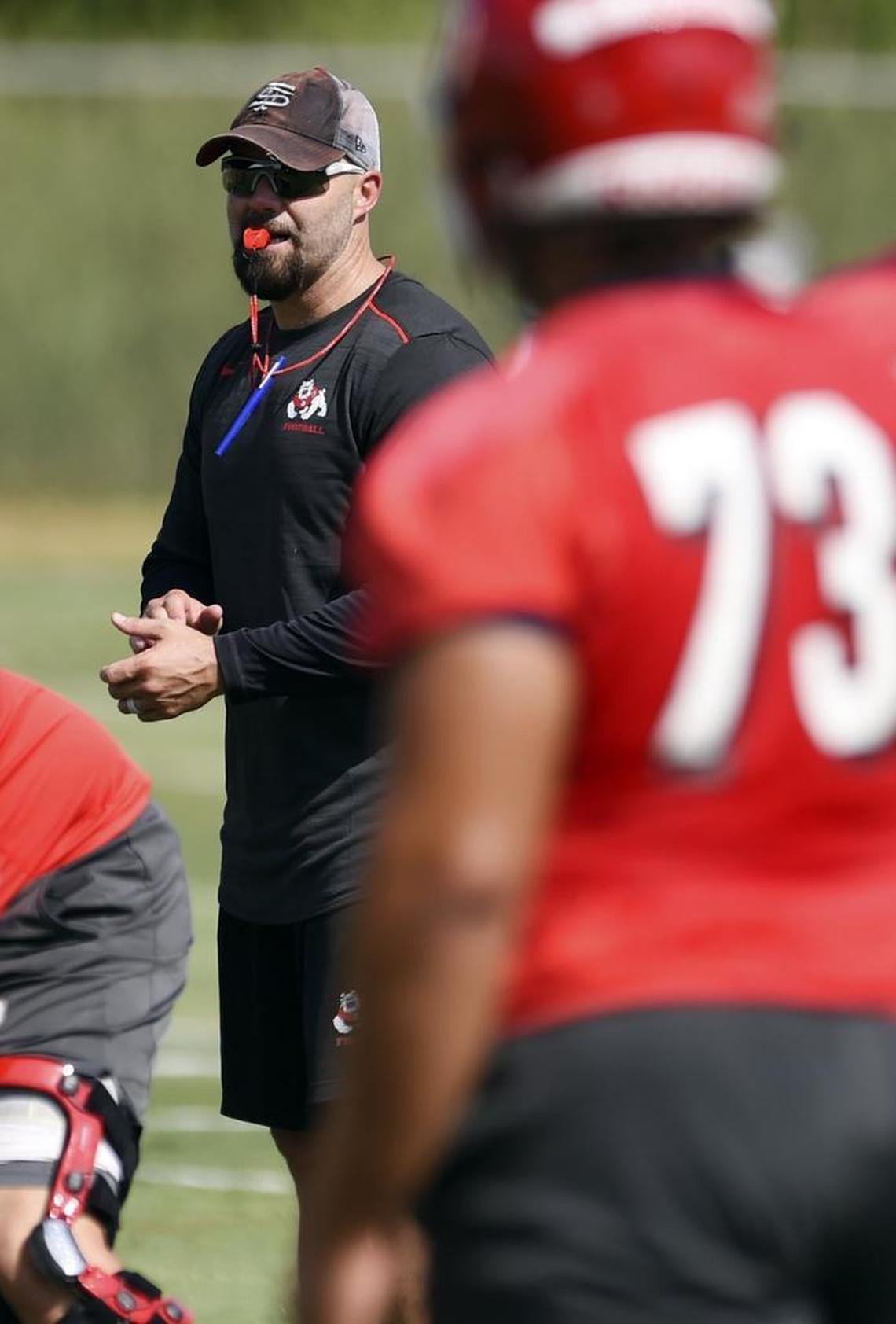 Fresno State offensive line coach Ryan Grubb has tutored a unit that is leading the Mountain West Conference in tackles for loss allowed. The Mountain West Conference champion Bulldogs have allowed only 53.0 TFLs, 4.1 per game. Hawaii and Boise State, the only other MW teams to have played 13 games, have allowed 70.0 and 74.0.
