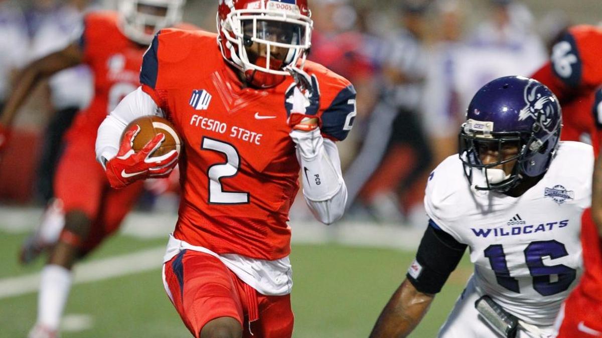 Jamire Jordan made a splash in his freshman season for Fresno State, leading the team with 46 catches and 540 receiving yards and sharing the lead in touchdown catches with five.