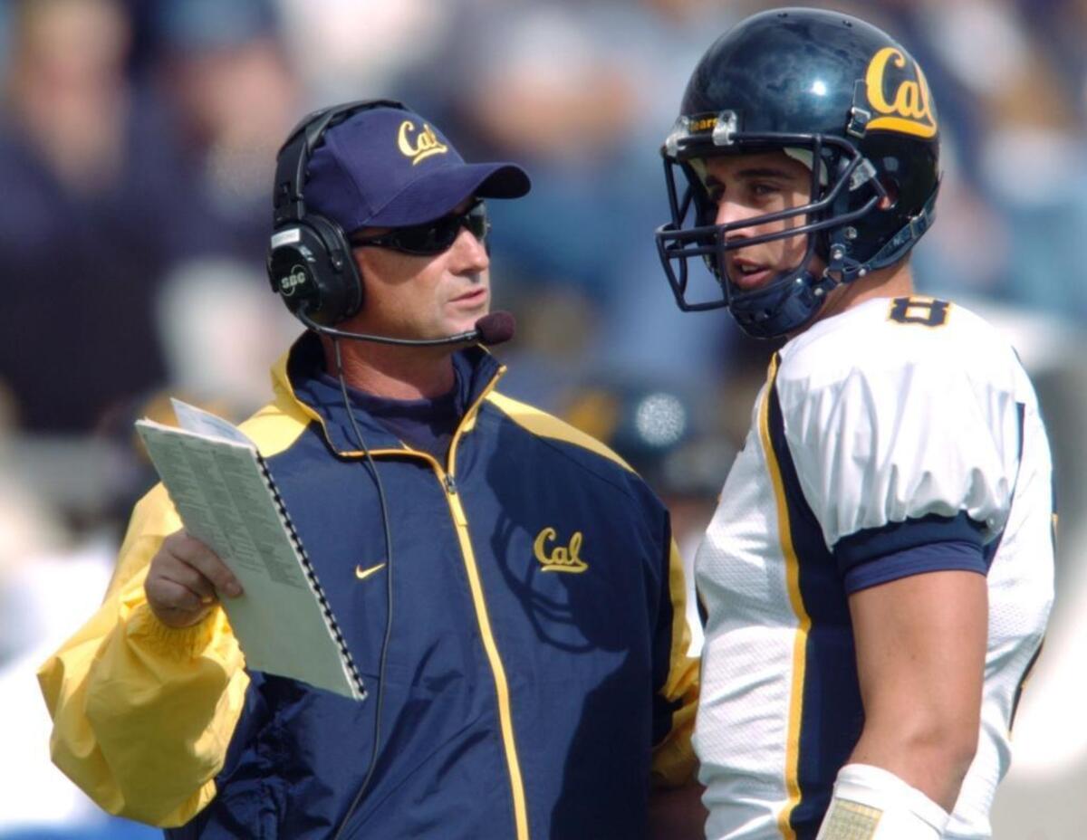 Jeff Tedford’s career at Cal included coaching future NFL great Aaron Rodgers.