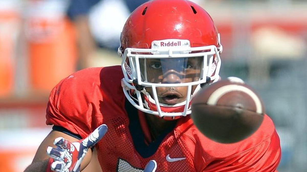 Fresno State’s Aaron Peck remains the Bulldogs active career leader in receptions with 47 despite sitting out the 2015 season with a foot injury.