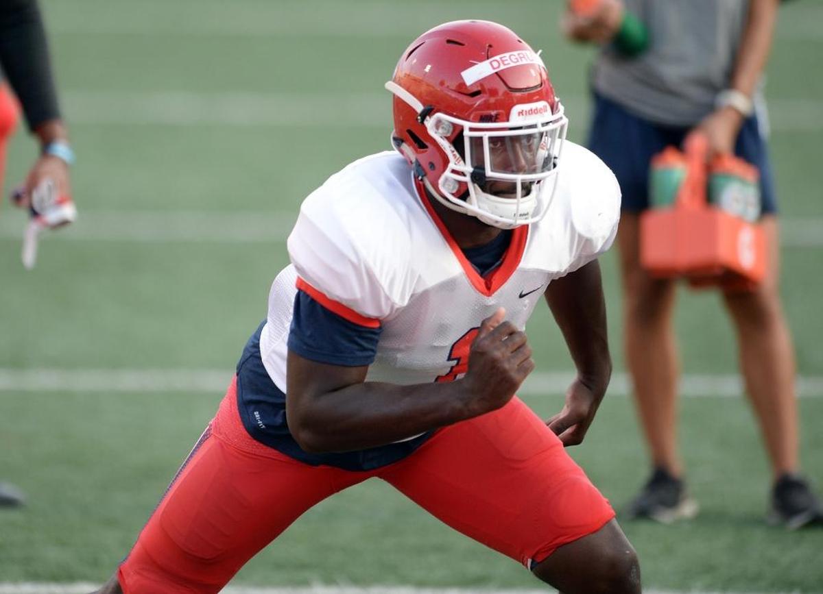 Fresno State defensive end Damien DeGruy is likely to redshirt this season under a NCAA rule that allows players to compete in any four games and retain a redshirt year. DeGruy played in 12 games as a true freshman last season.