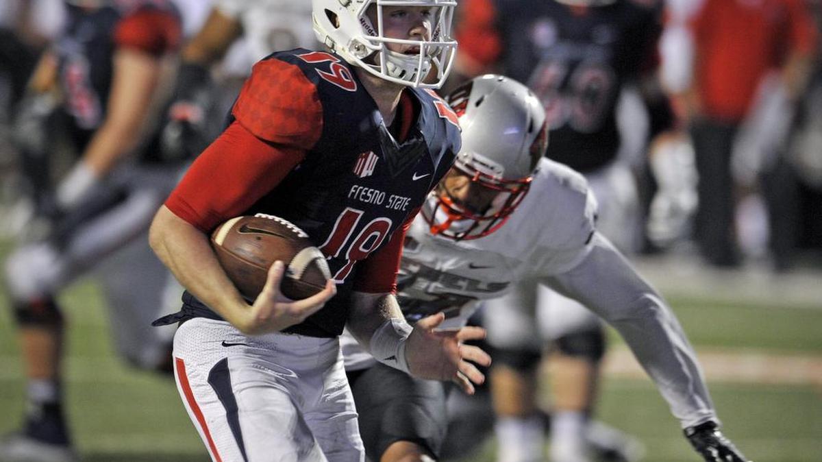 
Redshirt freshman quarterback Kilton Anderson rushed for two touchdowns in the Bulldogs’ win over UNLV.

