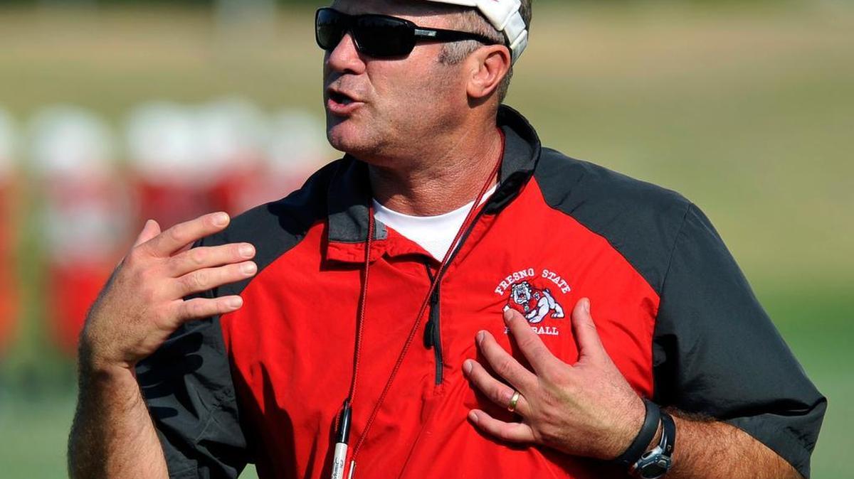 
Fresno State coach Tim DeRuyter entered 2014 fall camp in search of a new quarterback and a third straight Mountain West Conference title. Neither goal was reached, with the QB job an even more open-ended question this year as practices begin Thursday ahead of the 2015 opener on Sept. 3 against Abiliene Christian.
