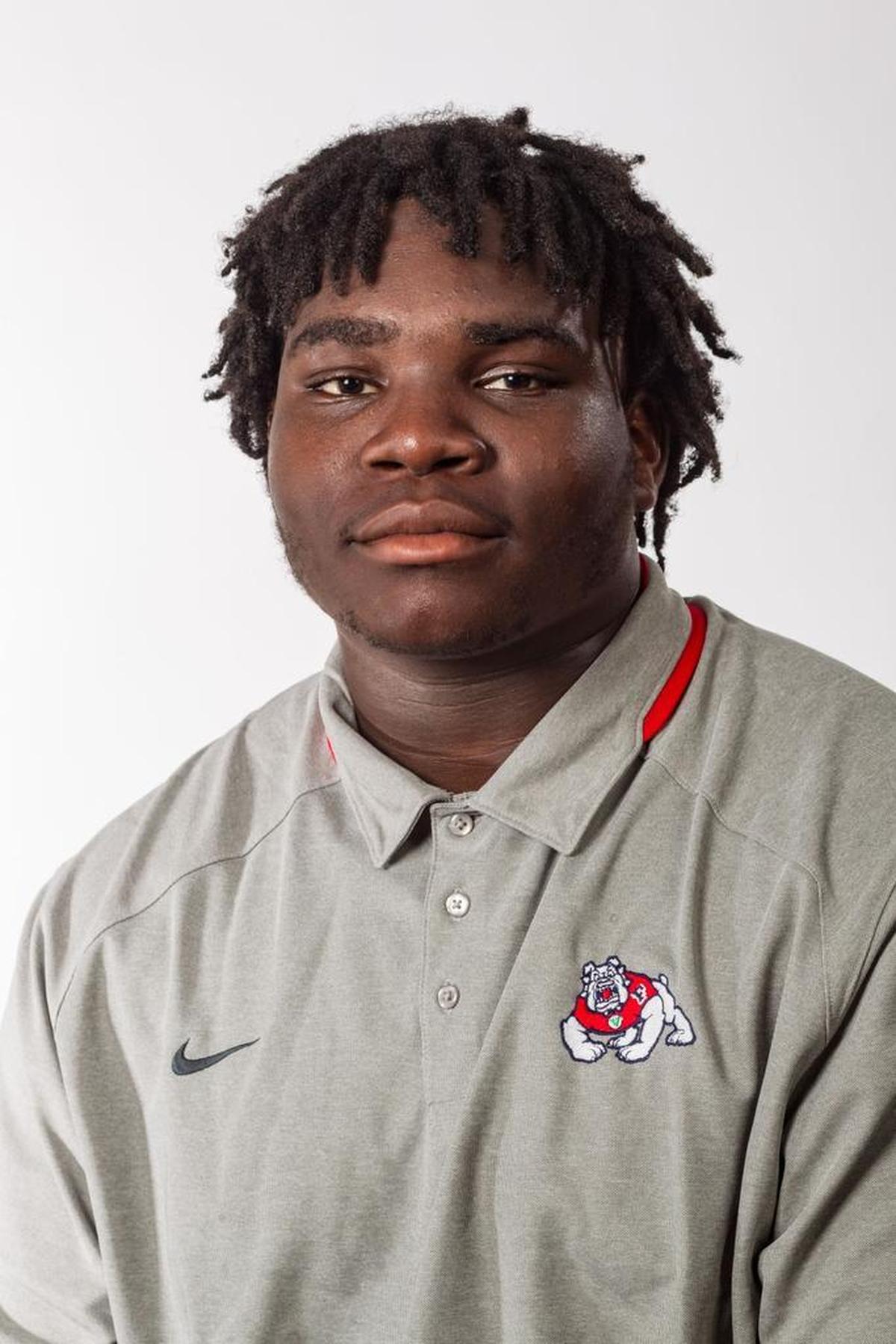 Fresno State defensive tackle Malik Forrester has been in on 14 tackles this season inclduing 3.5 tackles for loss and two sacks.
