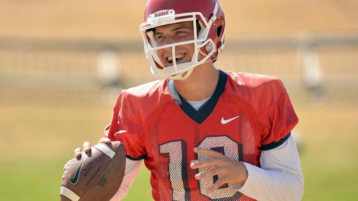 
Fresno State quarterback Ford Childress, who has not had many reps with the team since transferring this summer, may get the start in the Bulldogs’ Mountain West opener Saturday against San Jose State.
