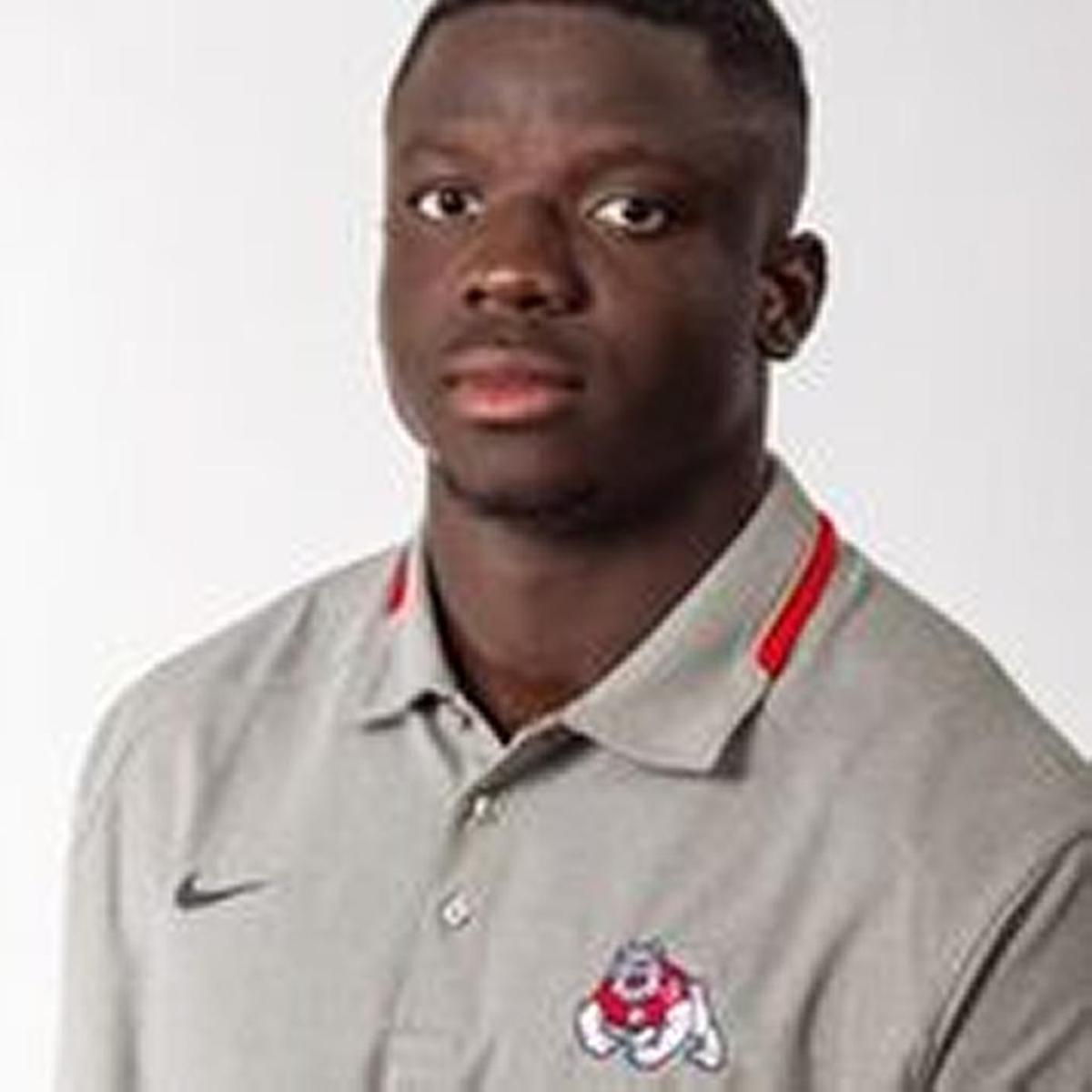 Fresno State defensive end Tobenna Okeke is leading the Bulldogs with 5.0 sacks and tied for the team lead with 9.0 tackles for loss.
