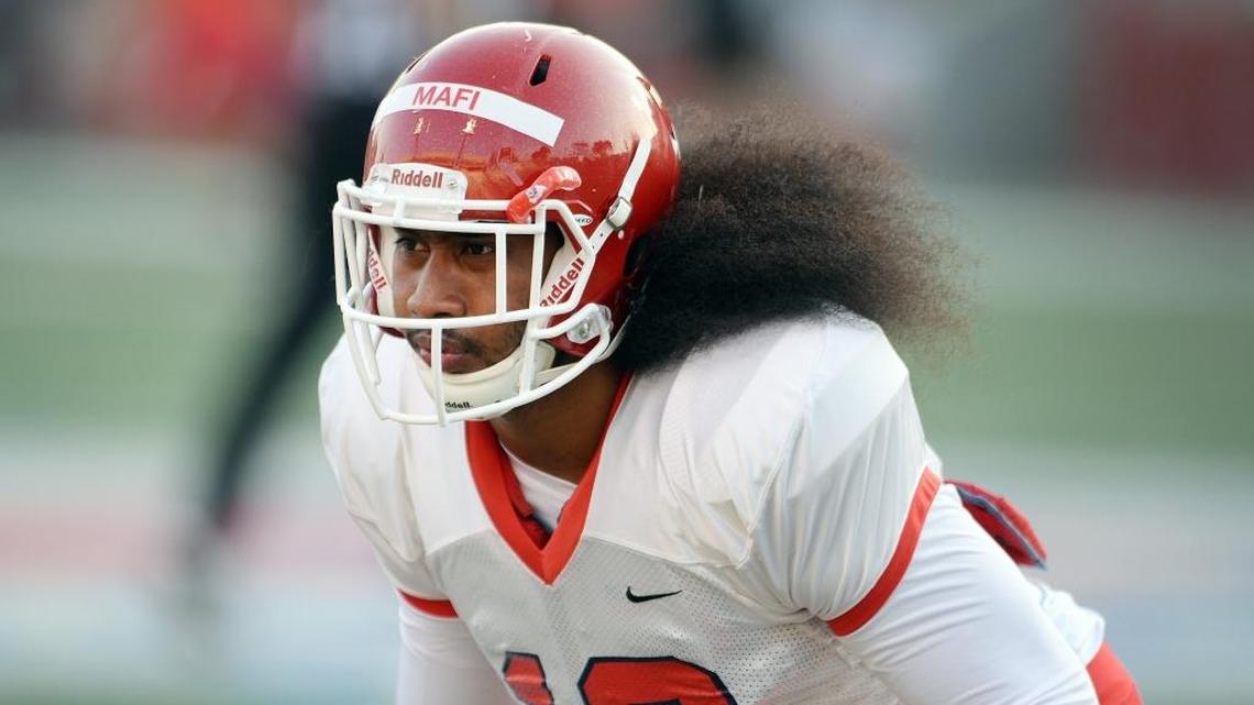 Fresno State linebacker Kesomi Mafi is back in fall camp, healthy and again making an impression after suffering a season-ending knee injury a year ago at No. 1 Alabama.