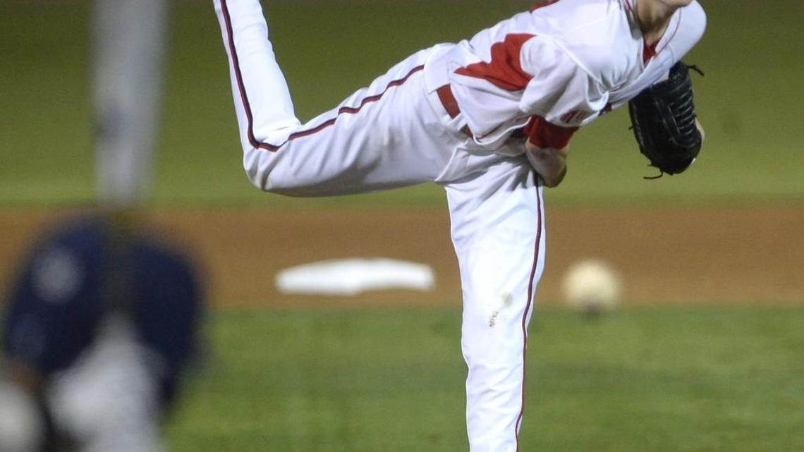 Fresno State junior Jimmy Lambert was named the 2016 Mountain West Co-Pitcher of the Year along with Air Force’s Griffin Jax. Lambert was 8-0 for the Bulldogs with an ERA of 2.65 in conference play this year. He tied for second in MW-only game rankings with 55 strikeouts and was third in opposing batting average (.247) and innings pitched (68.0). Lambert is the first Fresno State pitcher to earn the accolade.