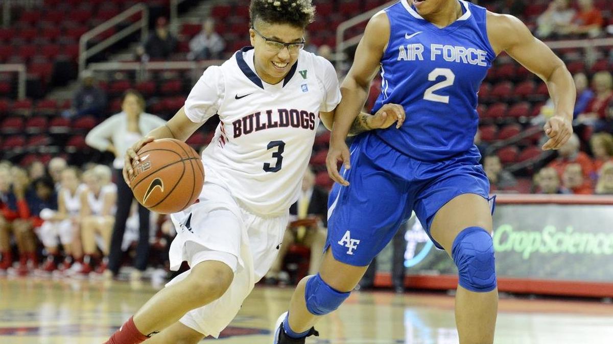 Fresno State’s Brittany Aikens got her first start in Mountain West play against Air Force on Jan. 23. Aikens, who also started in a 49-42 win at Wyoming, has earned the trust of her coaches and teammates to help run the offense.