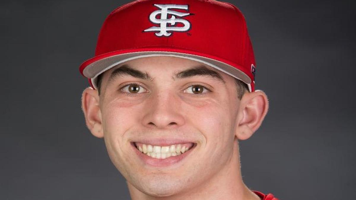Fresno State freshman Carter Bins had the big early blow, a two-run homer in the second, as the Bulldogs mercy-ruled Nevada 15-5 on Friday, May 26, 2017, to stay alive at the Mountain West Tournament in Albuquerque, N.M.