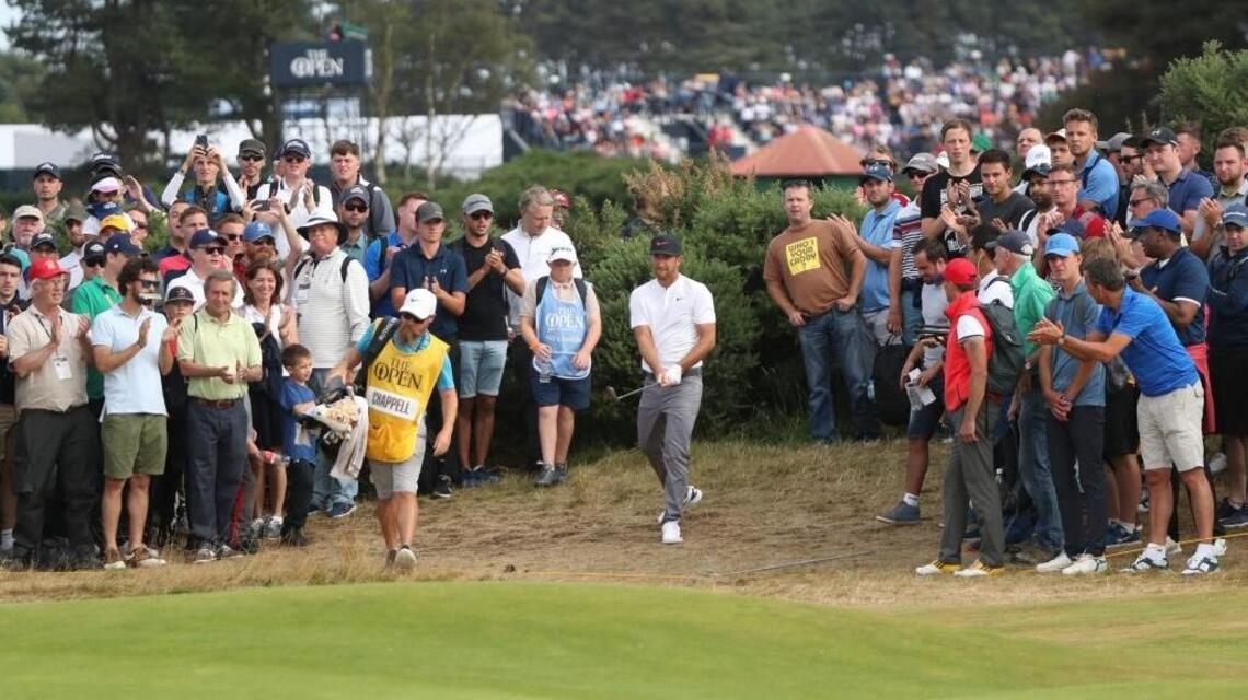Buchanan High product Chappell just two shots off the lead at British Open