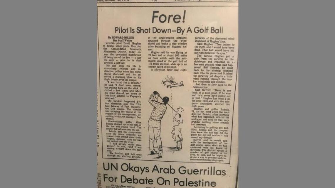 Remember when Mike Bakula ‘shot down’ an airplane and other Fresno golf tidbits