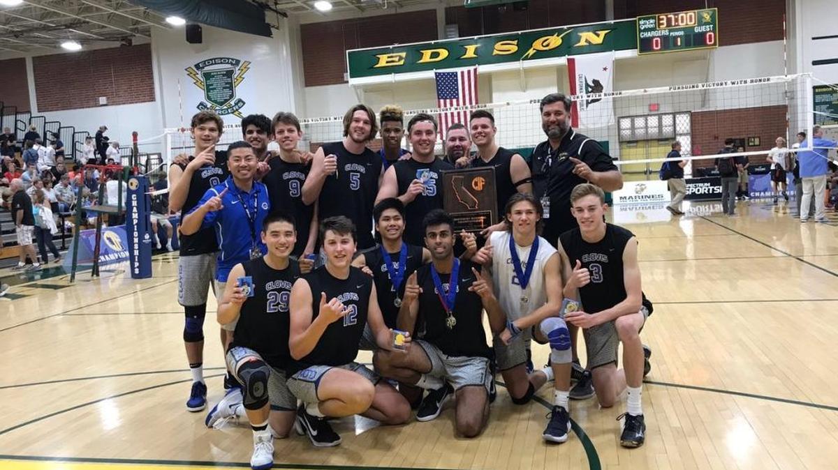 The second-seeded Cougars reeled off three straight points to defeat No. 1 Notre Dame-Sherman Oaks 25-17, 25-19, 22-25, 26-24 to win the Southern California Division II title in Huntington Beach on Saturday, May 27, 2017.