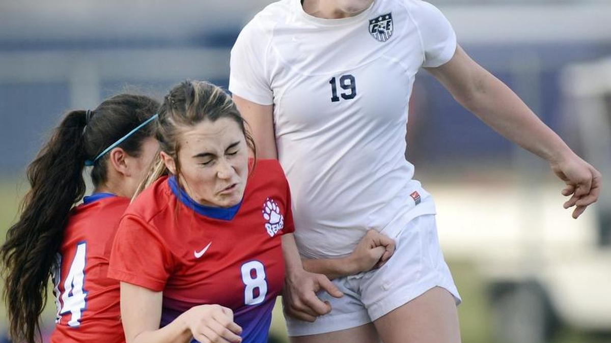 Nikki Crouch, right, leads Clovis East into the 16-team girls division at the Harold S. Young soccer tournament, set for Friday and Saturday at Buchanan High.