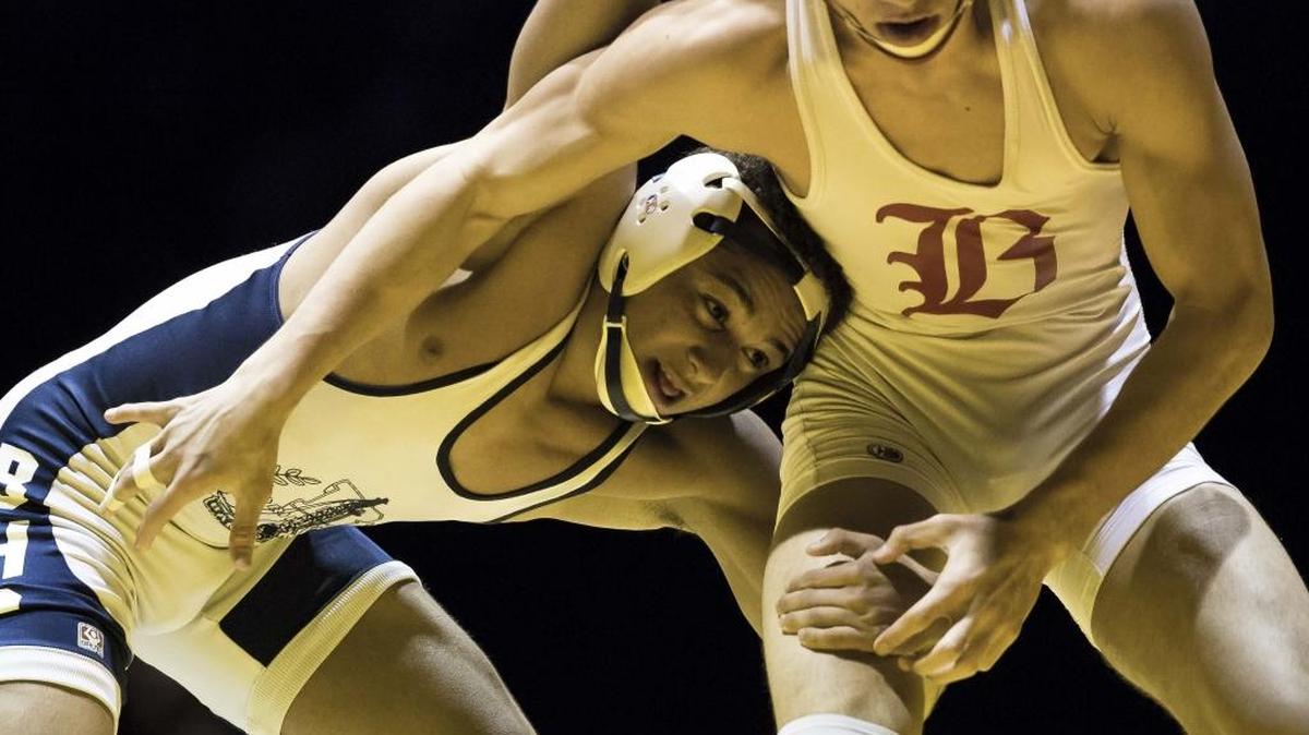 Buchanan High’s Durbin Lloren, right, is the reigning CIF State champion at 120 pounds and is currently ranked No. 1 at 132 entering this weekend’s Zinkin Classic wrestling tournament.