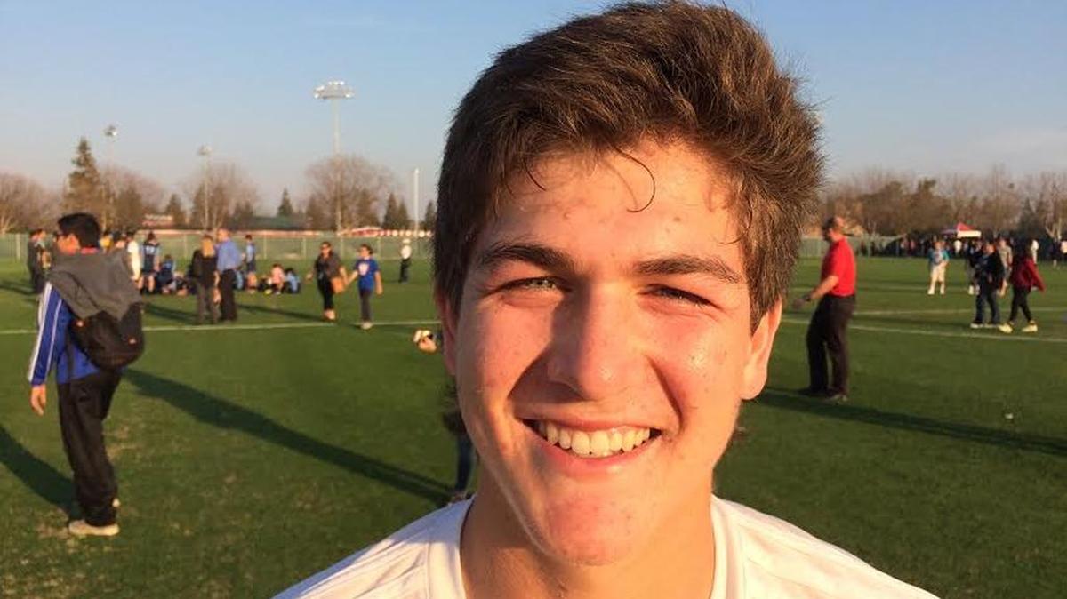 JT Arruda scored Buchanan’s second goal in a 2-0 win over Bullard that sends the Bears to the Central Section Division I boys soccer final.