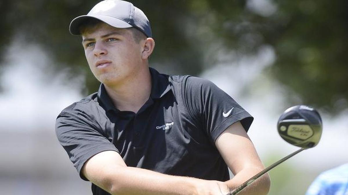 Clovis North's Kyle Stewart won the Central Section Boys Golf Individual Championship on Monday, May 23, 2016, shooting a 5-under 67 at Buenta Vista GC in Taft to earn the title by one stroke.