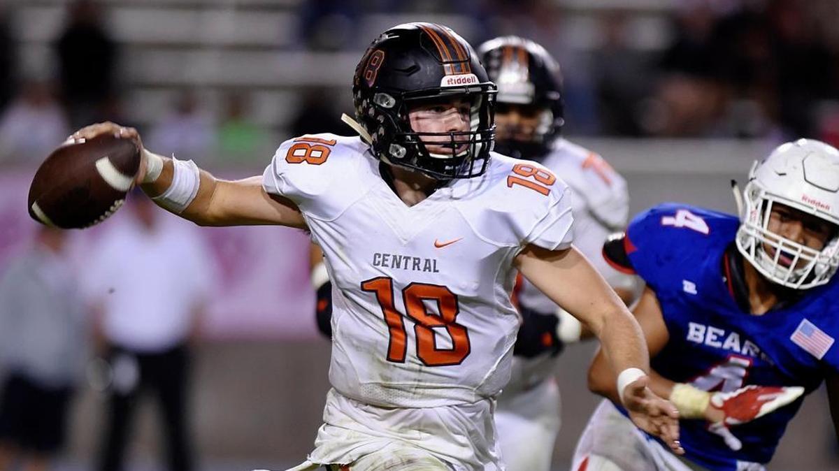 Central High senior quarterback Trent Tompkins suffered a left-hand fracture but says he should be ready to go in the season opener Aug. 17 against Edison.