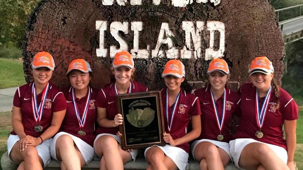 Clovis West High won the Central Section girls golf championship, then finished seventh at the CIF Southern California Regional on Thursday, Nov. 9, 2017, at Canyon Crest Country Club in Riverside.
