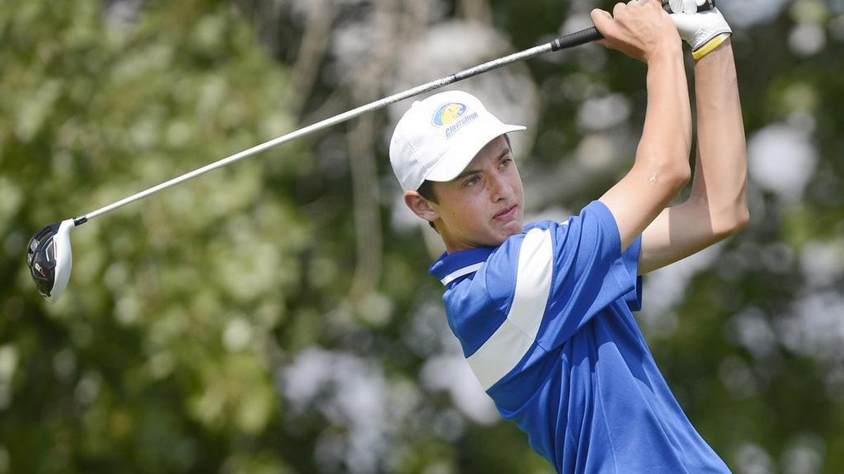 Clovis High’s Jackson Lake, seen in action in 2016, won the 2019 Central Section championship Monday at River Island Country Club near Porterville.