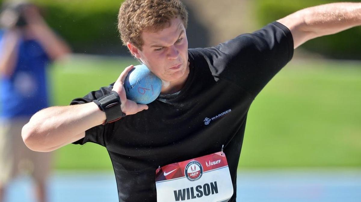Buchanan’s Jacob Wilson, who has signed with UCLA, is ranked first in the state and fourth nationally in the shot put entering Saturday’s 90th West Coast Relays at Veterans Memorial Stadium.