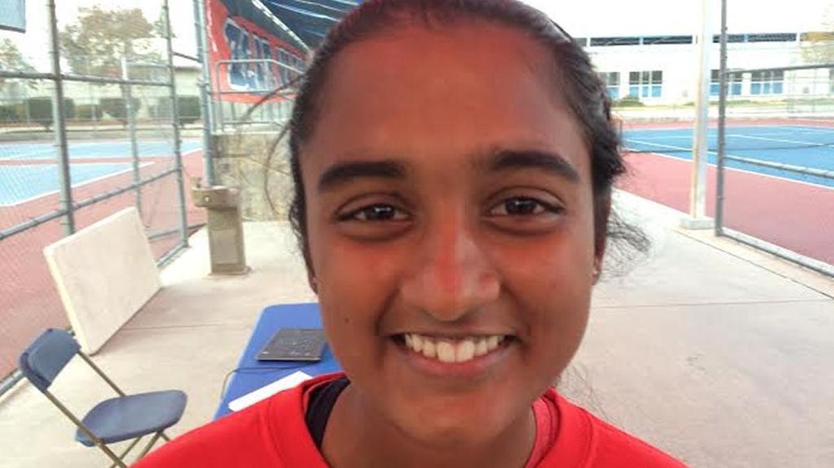Buchanan’s Lasya Gudipudi beat Michelle Kroll 6-2, 6-1 at No. 2 singles during the Bears’ 4-3 loss to Northwood-Irvine in the opening round of the CIF Southern California Regional girls tennis playoffs.