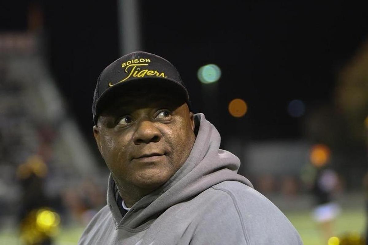 A photo of Edison High School assistant football coach Tony Perry posted on the Buchanan Bears Football Facebook page. Perry died Saturday, Nov. 11, 2017.