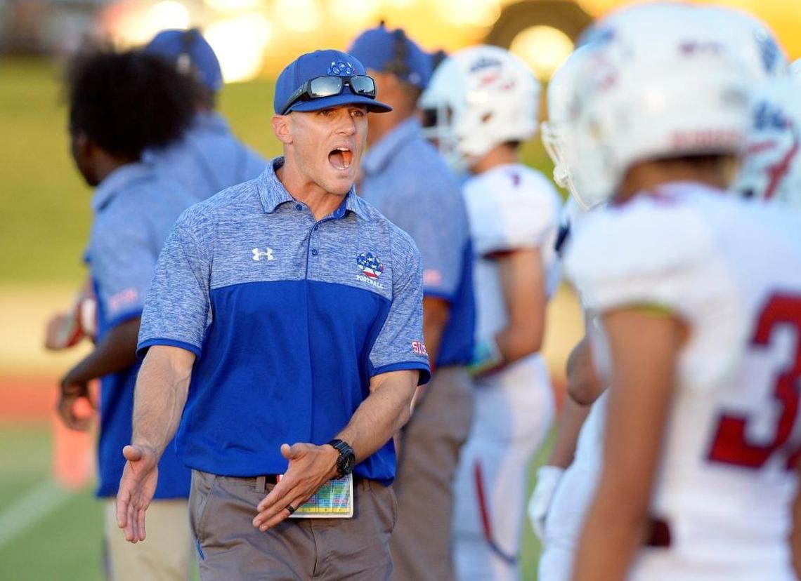 Buchanan High coach Matt Giordano is seen in his first season in a 2016 file photo.