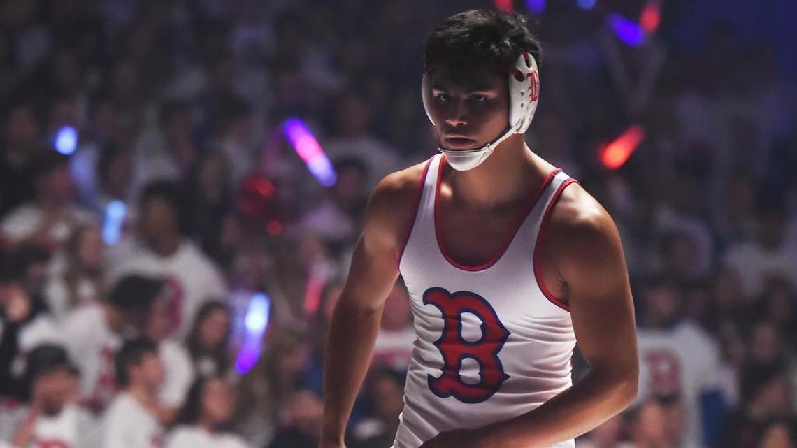 Buchanan senior Matthew Olguin, seen in action earlier this season, won his second state title before he heads to Fresno State.
