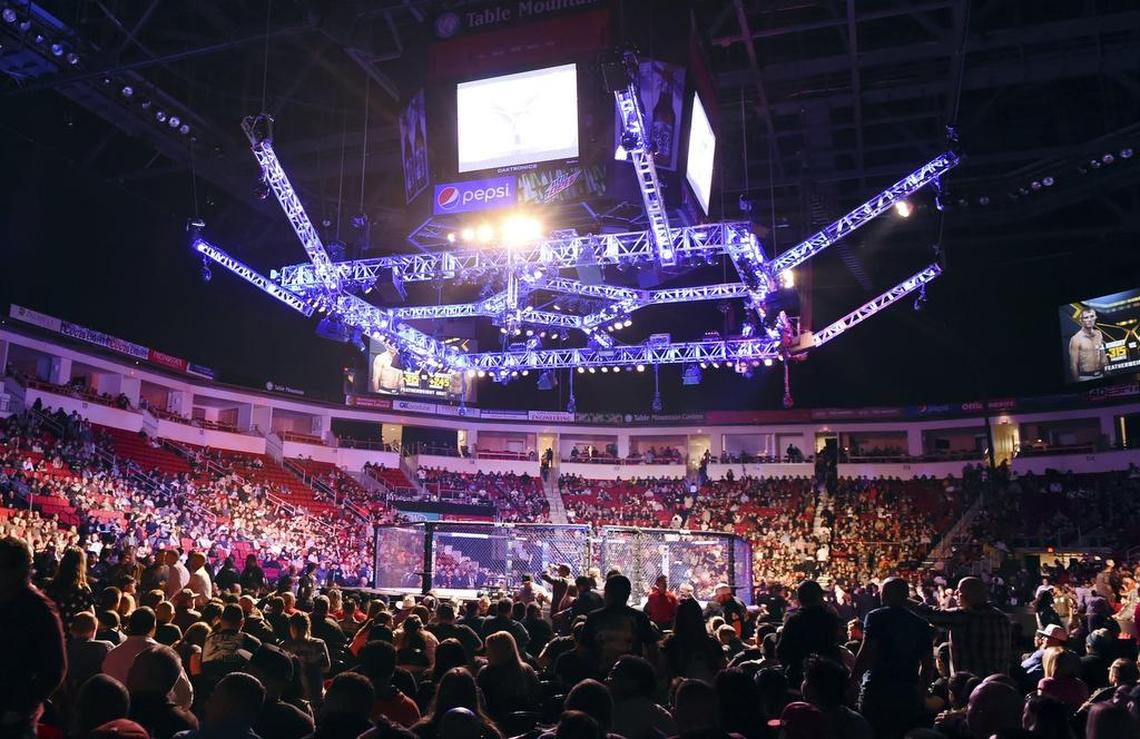 The arena is packed for UFC Fight Night 123 on Saturday, Dec. 9, 2017, at Save Mart Center.