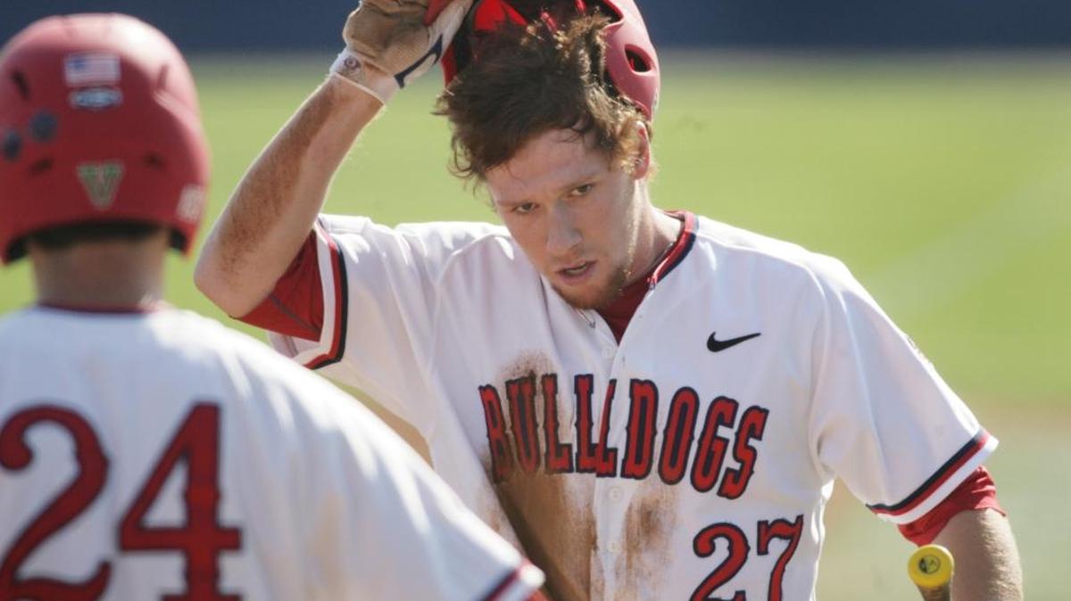 Jordan Luplow played three seasons (2012-14) at Fresno State, compiling a .314 career batting average with 14 homers and 103 RBIs.