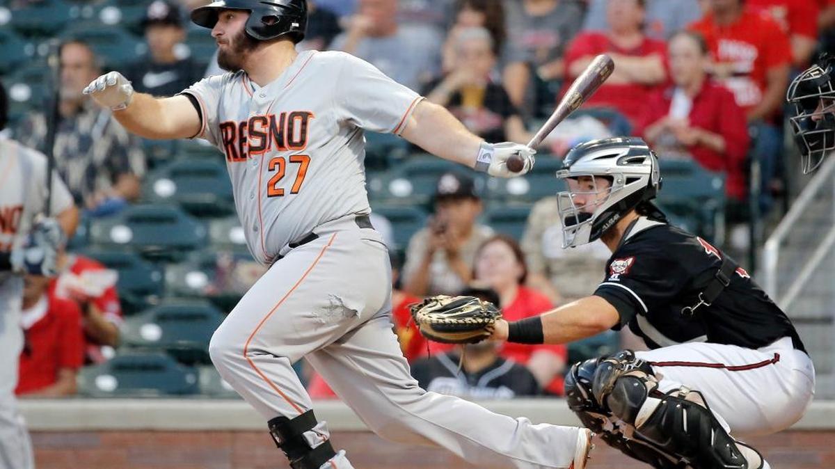 
Tyler White is among the key Fresno Grizzlies hitters who have to help make up for the absence of Matt Duffy, the Pacific Coast League MVP who is unavailable for the league championship series following his promotion to the majors.
