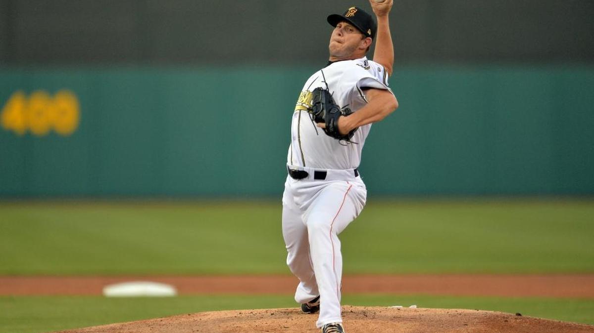 Fresno right-hander Brad Peacock drew the assignment to start the 2016 home opener for the defending Pacific Coast League and Triple-A National champion Grizzlies. He pitched five scoreless innings and the Grizzlies scored late to beat Las Vegas 2-1.