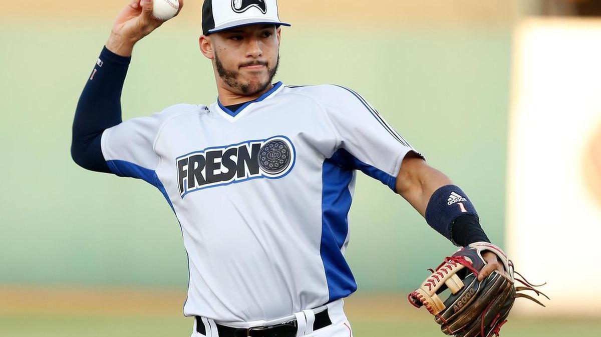 Houston Astros star Carlos Correa returned to Fresno on Thursday to begin a rehab assignment with the Triple-A Grizzlies. And it just so happened that Correa played on a night when the Grizzlies where running their Oreo-theme uniform promotion.