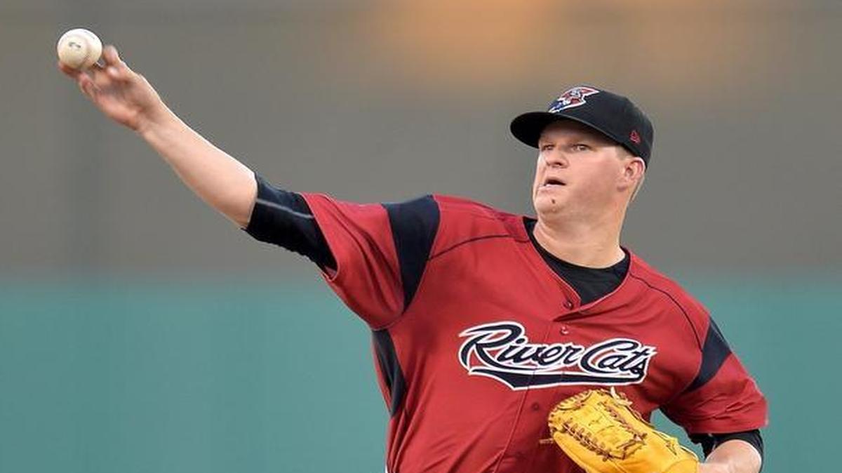 
Giants pitcher Matt Cain, on a rehab assignment with Sacramento, gave up two runs in 5.2 innings Thursday against the Grizzlies.
