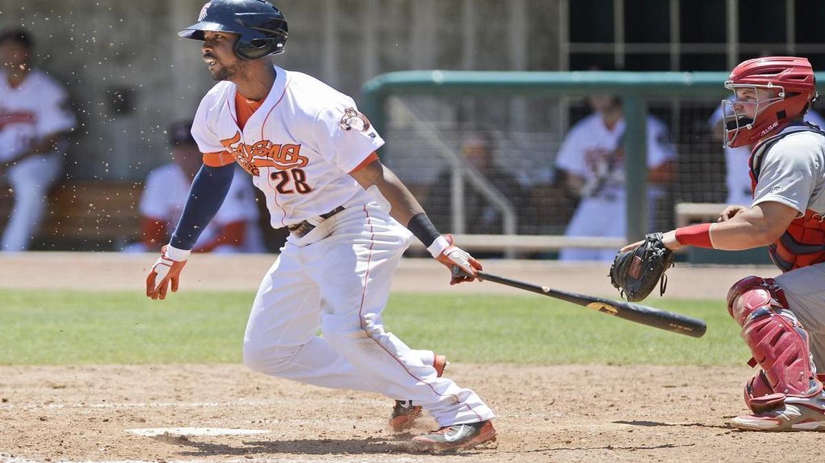 
Fresno Grizzlies outfielder L.J. Hoes, elected Wednesday to the Pacific Coast League team for the Triple-A All-Star Game, is batting .338 (fourth-best in the PCL) with three home runs, 38 RBI and 11 stolen bases.
