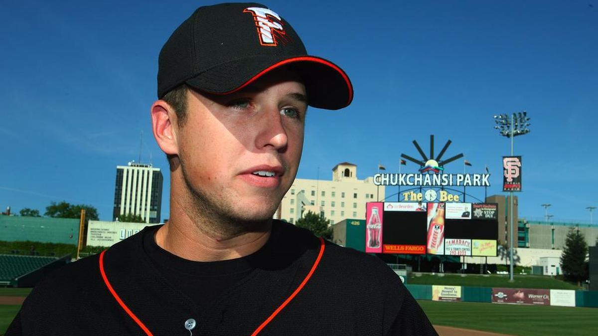 San Francisco Giants star Buster Posey visited with seven patients from Valley Children’s Hospital following Sunday’s 7-1 win against the Atlanta Braves at AT&T Park. Before Posey led the Giants to three World Series titles, he played for the Fresno Grizzlies during parts of the 2009 and 2010 seasons.